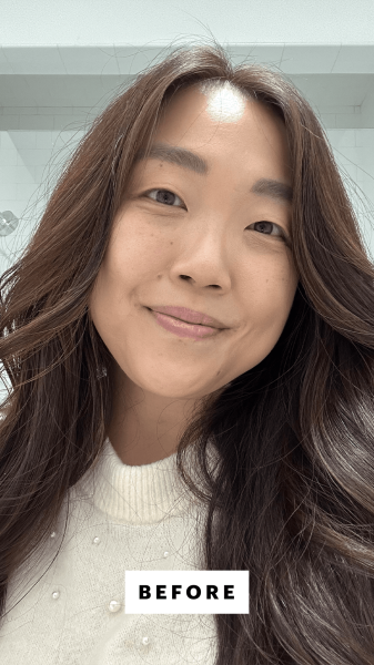 Lee before applying the Bobbi Brown Vitamin Enriched Face Base Moisturizer  Primer